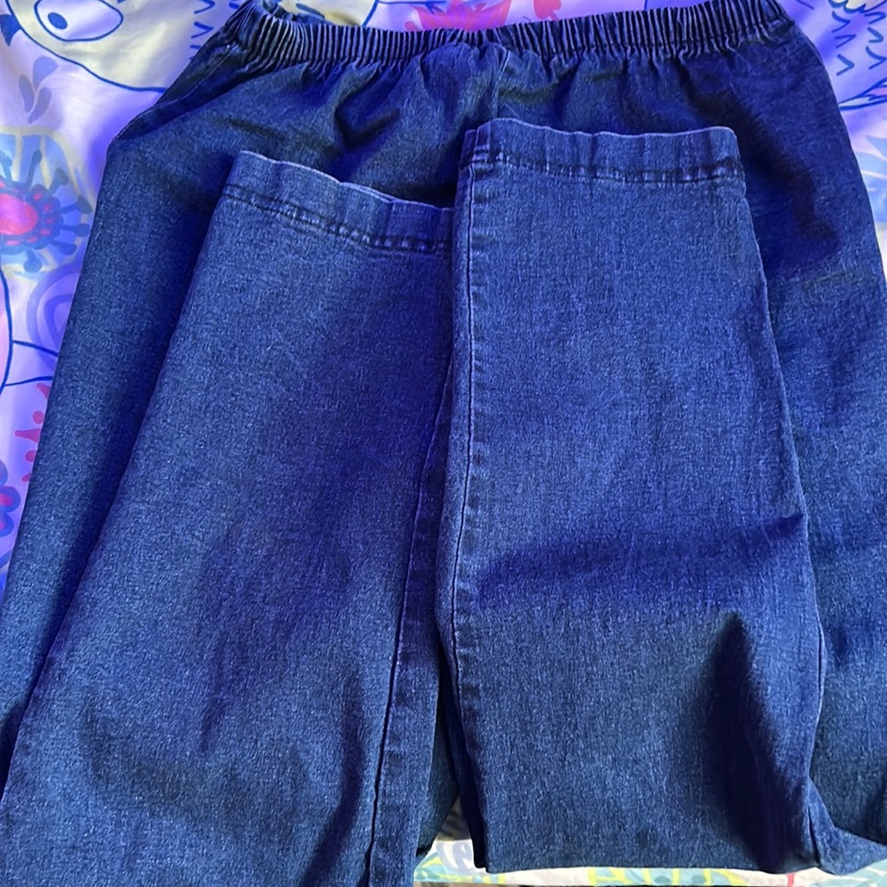 Strechy waist jeans large